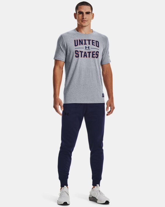 Men's UA Freedom United States T-Shirt, Gray, pdpMainDesktop image number 2